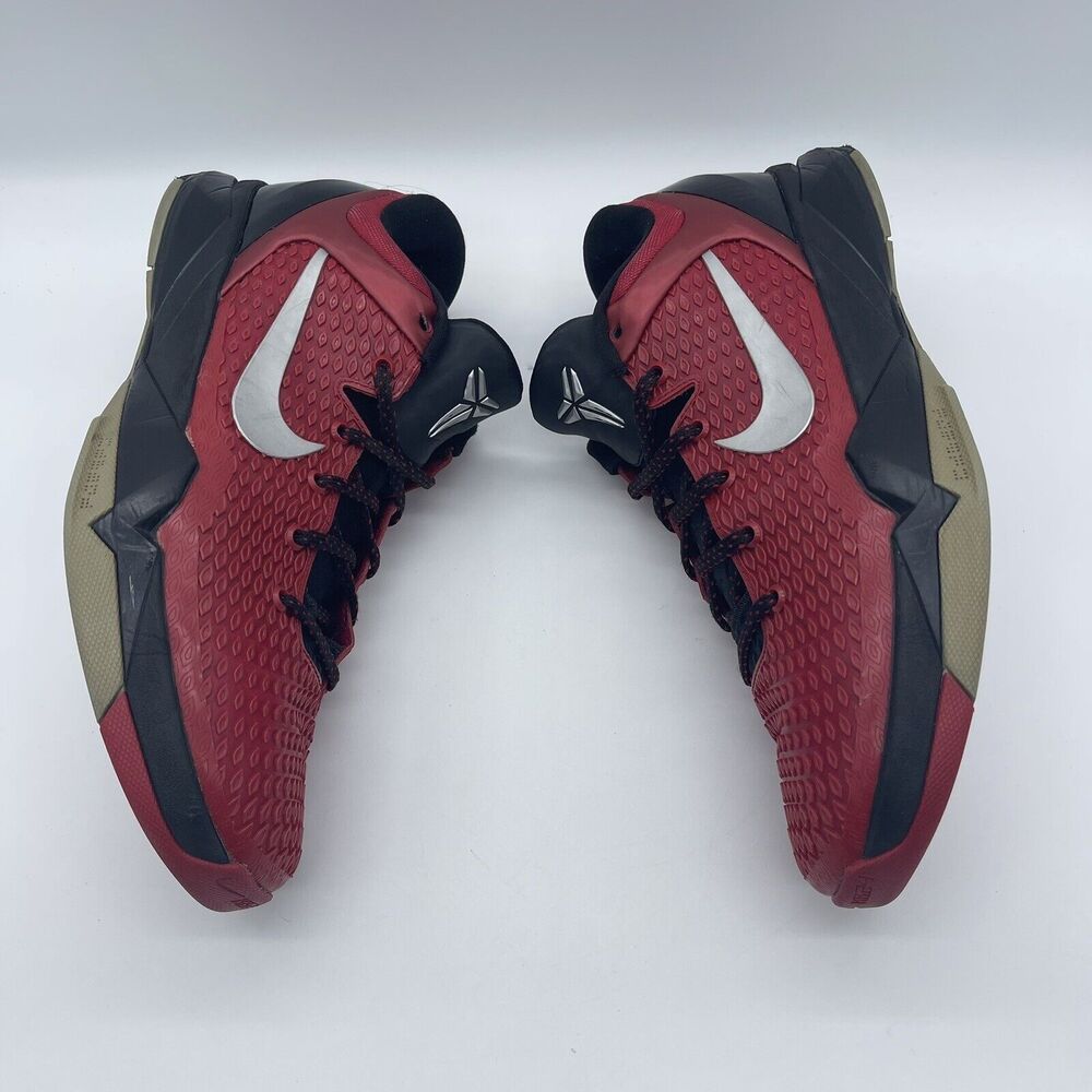 Nike Zoom Kobe 7 System TB Men's Size 12.5 Basketball Shoes 517359-600 Red/Black - Picture 4 of 10